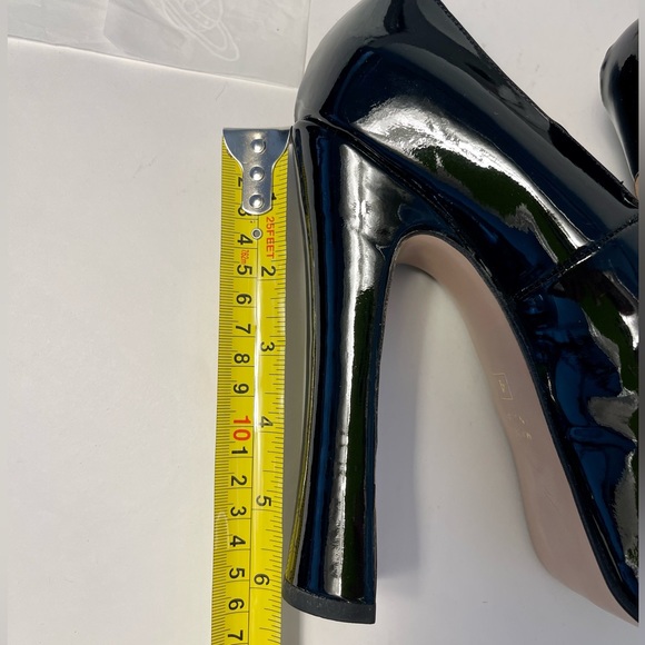 Vivienne Westwood BLACK PATENT LEATHER ELEVATED COURT SHOES IT37 - Picture 7 of 16